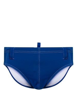 Dsquared2 Top logo-print swimming trunks - Blue