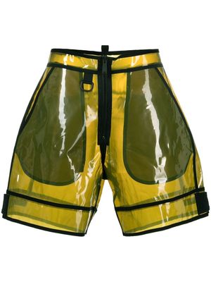 Dsquared2 transparent-design shorts - Green