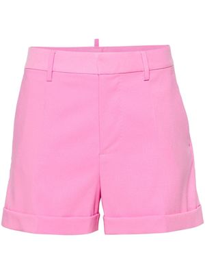 Dsquared2 turn-up tailored shorts - Pink