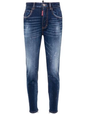 Dsquared2 Twiggy high-rise skinny jeans - Blue