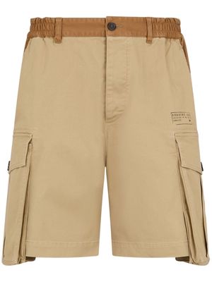 Dsquared2 two-tone cargo shorts - Neutrals