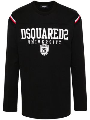 Dsquared2 Varsity logo-print T-shirt - Black
