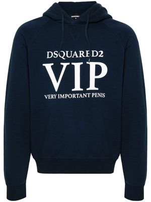 Dsquared2 Vip Cool raglan hoodie - Blue