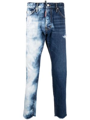 Dsquared2 washed-denim straight-leg jeans - Blue