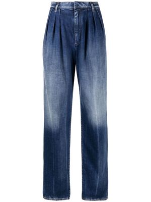 Dsquared2 washed-denim wide-leg jeans - Blue