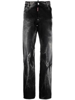 Dsquared2 washed straight-leg jeans - Grey