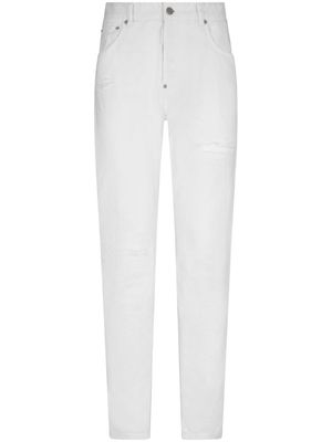 Dsquared2 White Bull Skater jeans