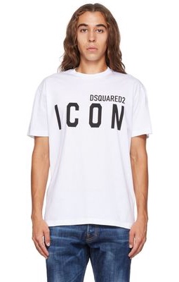 Dsquared2 White Icon Cool T-Shirt