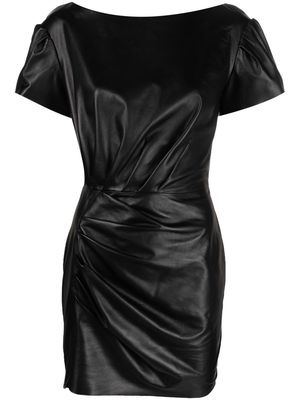 Dsquared2 wrap short-sleeve mini dress - Black