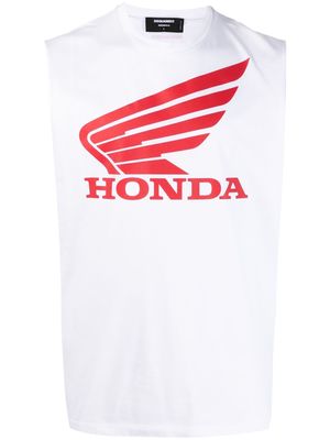 Dsquared2 x Honda graphic-print tank top - White