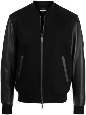 Dsquared2 x Ibrahimović hybrid bomber jacket - Black