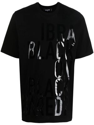 Dsquared2 x Ibrahimović logo-print T-shirt - Black