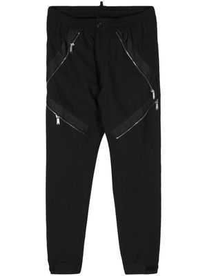 Dsquared2 zip-detail tapered trousers - Black