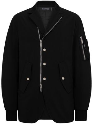 Dsquared2 zip-pocket jacket - Black