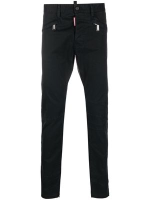 Dsquared2 zip-pockets trousers - Black