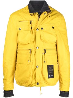 Dsquared2 zip-up field jacket - Yellow