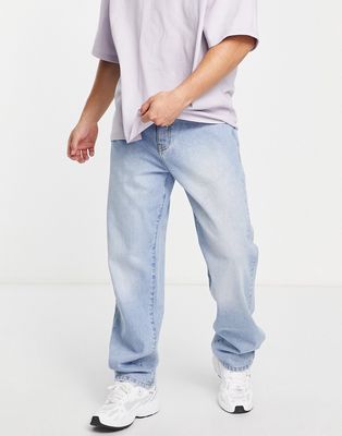 DTT baggy fit jeans in light blue