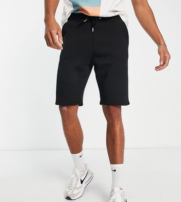 DTT Tall jersey shorts in black