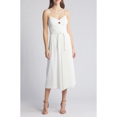 Du Paradis Cutout Dress in Ivory 