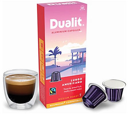 Dualit 100-Count Lungo Aluminum Coffee Capsules