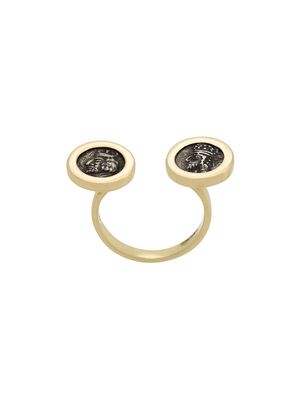Dubini Kings of Persis Coin 18kt gold ring - Metallic