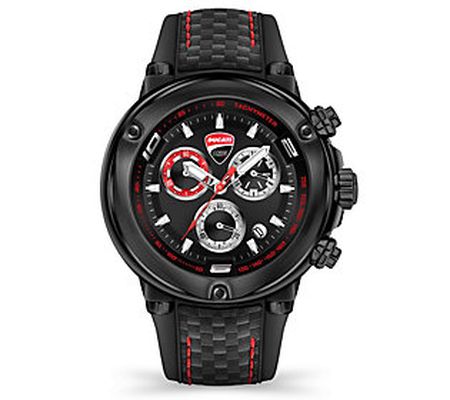 Ducati Corse Partenza Men's Black Stainless Chr onograph Watch