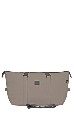 Duchamp Rubberized Duffle Bag in Taupe