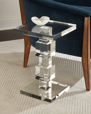 Duchess Crystal Cube Side Table