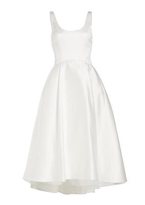 Duchesse Satin High-Low Bridal Dress