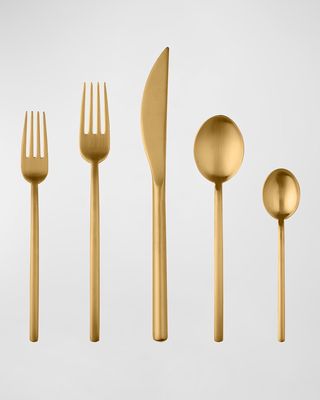 Due Ice Oro 5-Piece Place Setting