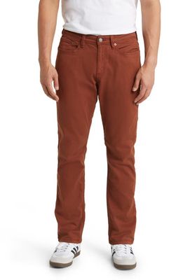 DUER No Sweat Relaxed Tapered Performance Pants in Tortoise Shell