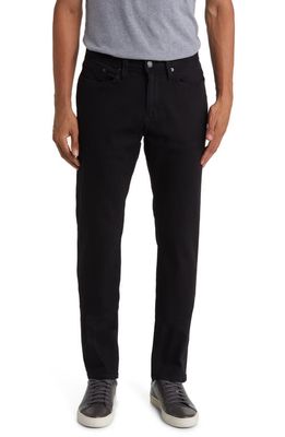 DUER Relaxed Tapered Performance Denim Jeans in Black