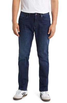DUER Relaxed Tapered Performance Denim Jeans in Dark Stone