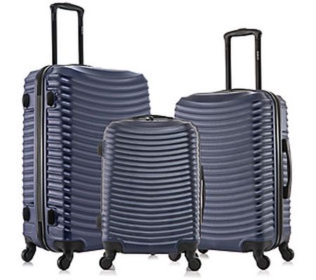 Dukap Adly Lightweight Hardside Spinner 3-Piece Luggage Set