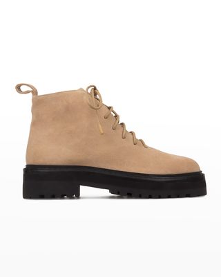 Duluth Suede Lace-Up Boots