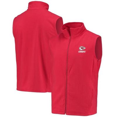 DUNBROOKE Men's Red Kansas City Chiefs Houston Fleece Full-Zip Vest