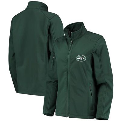 DUNBROOKE Women's Green New York Jets Full-Zip Sonoma Softshell Jacket