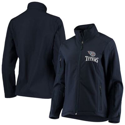 DUNBROOKE Women's Navy Tennessee Titans Full-Zip Sonoma Softshell Jacket