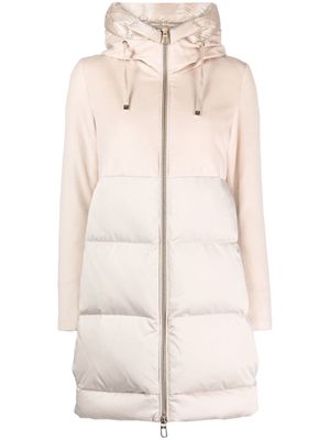 Duncan Taylor padded hooded coat - Neutrals