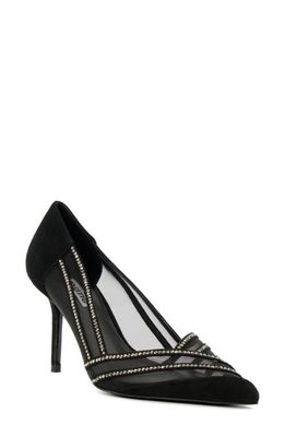 Dune London Axiss Pointed Toe Pump in Black