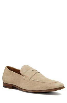 Dune London Silas Penny Loafer in Sand