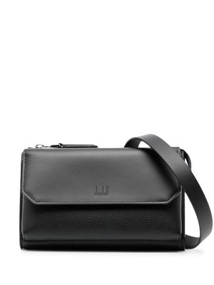 Dunhill 1893 Harness West End leather messenger bag - Black