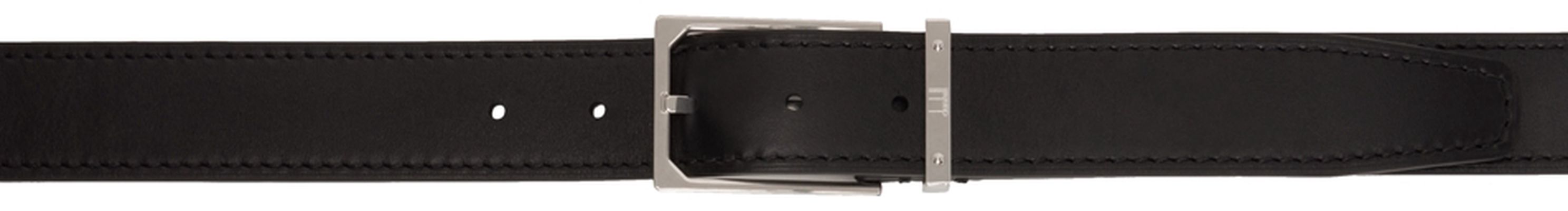 Dunhill Black 35MM Leather Belt