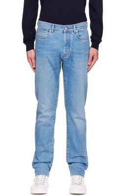 Dunhill Blue Relaxed Straight Jeans