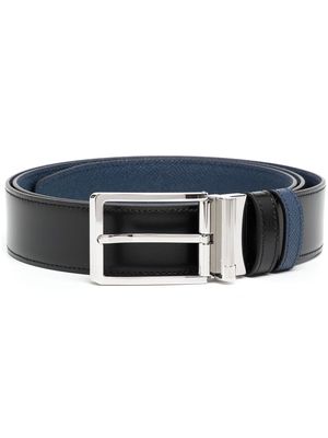 Dunhill buckle fastening leather belt - Blue