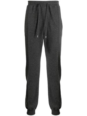 Dunhill drawstring cashmere blend track pants - Grey