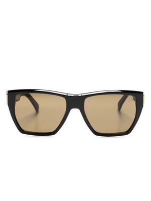 Dunhill geometric-frame sunglasses - Black