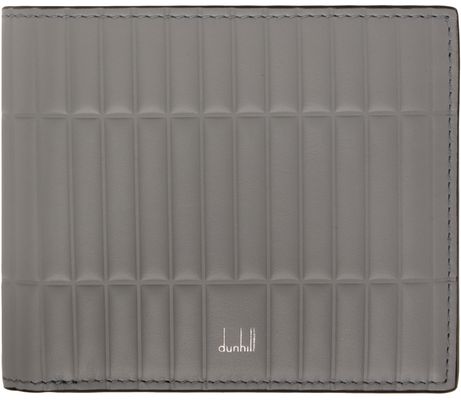 Dunhill Gray Rolla Quilt Bifold Wallet