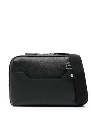 Dunhill leather messenger bag - Black