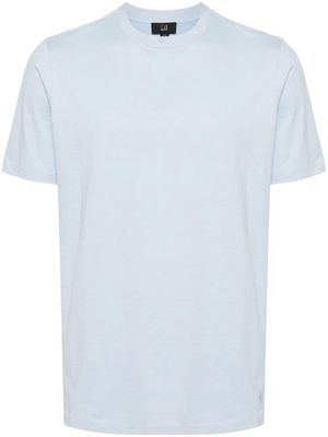 Dunhill logo-embroidered cotton T-shirt - Blue